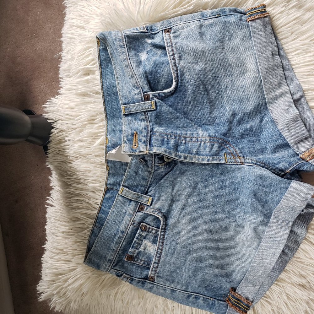 denim shorts